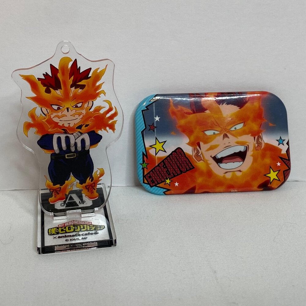 3/$20 - Endeavor My Hero Academia - Boku no Hero Acrylic Stand Pin - Anime Japan